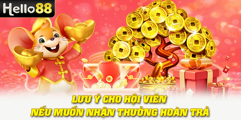 Hoàn Trả Ngày Hello88 - Chính Sách Hoàn Tiền Độc Quyền 2025 4 Lưu ý cho hội viên nếu muốn nhận thưởng hoàn trả