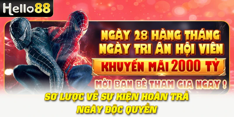 Hoàn Trả Ngày Hello88 - Chính Sách Hoàn Tiền Độc Quyền 2025 2 Sơ lược về sự kiện hoàn trả ngày độc quyền